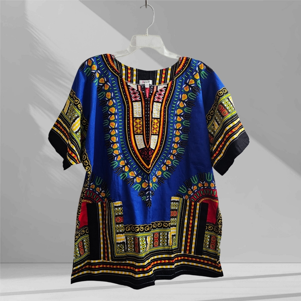 4/$20 Colorful Dashiki Shirt